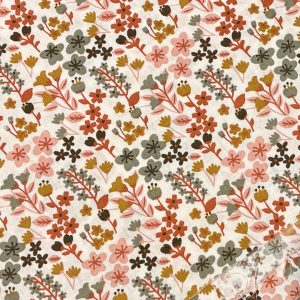 tissu coton milly rose thé pour création artisanale d'accessoires