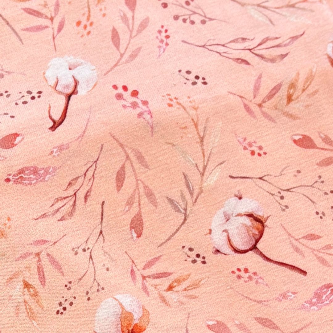 jersey feuillage rose