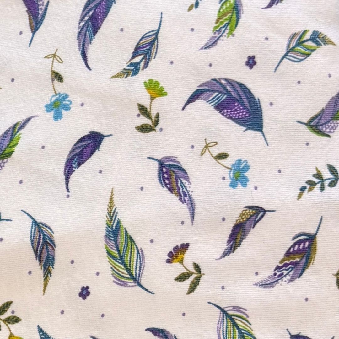 jersey feuilles violette