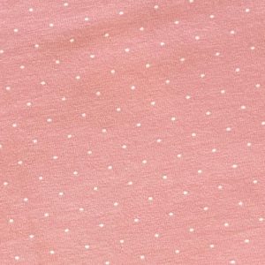 tissu jersey pois rose pour création artisanale de culottes