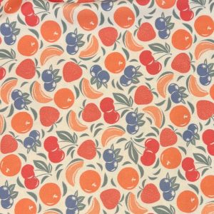 tissu pul alimentaire fruits pour créations artisanales de charlottes alimentaire