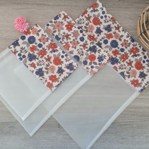 Sac alimentaire en tissu lavable, écologique et durable